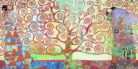 Klimt&#39;s Tree of Life 2.0 by Eric Chestier art print