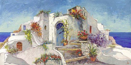 Casa nelle Cicladi by Luigi Florio art print