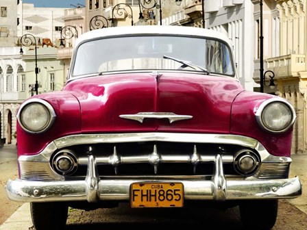 Classic American Car in Habana, Cuba by Gasoline Images art print
