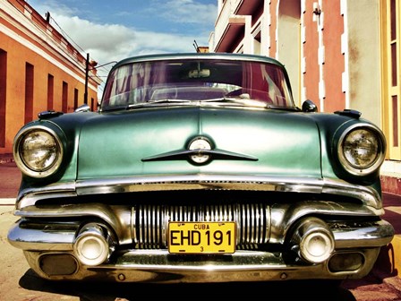 Vintage American Car in Habana, Cuba by Gasoline Images art print