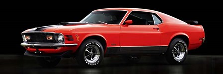 Ford Mustang Mach 1 by Gasoline Images art print