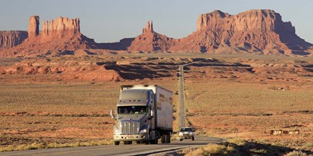 Highway, Monument Valley, USA by Vadim Ratsenskiy art print