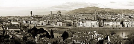 Panoramic View of Florence by Vadim Ratsenskiy art print