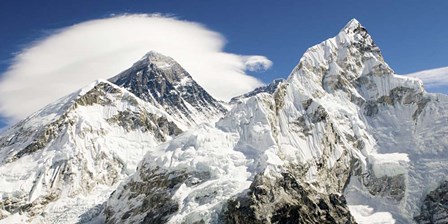 Mount Everest (detail) art print