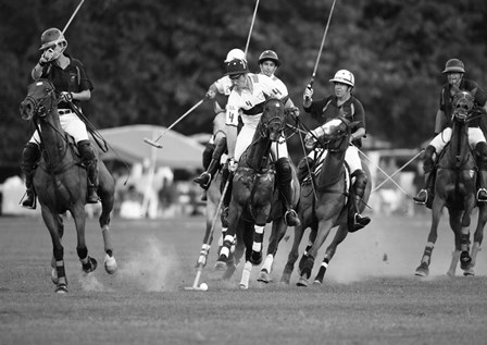 Polo players, New York art print