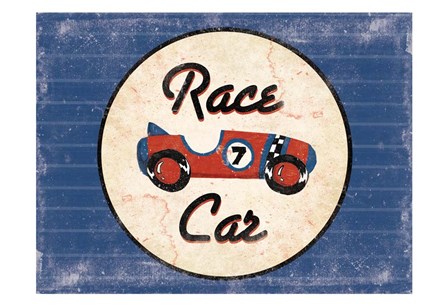 Race Car Blues by Jace Grey art print