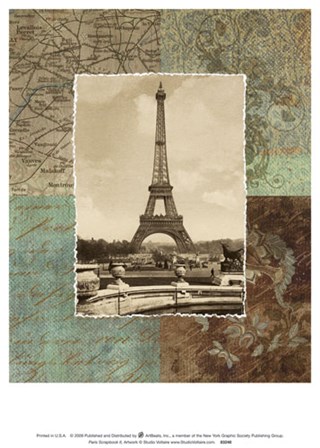Paris Scrapbook II art print