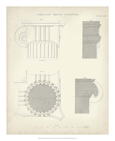 Greek &amp; Roman Architecture VI by Thomas Kelly art print