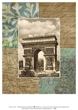 Paris Scrapbook I art print