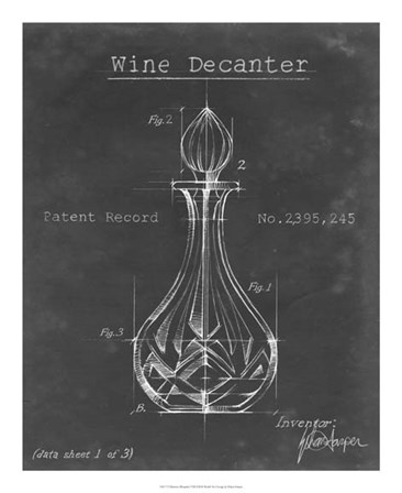 Barware Blueprint VIII by Ethan Harper art print