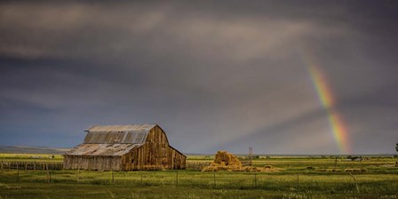 Rainbow Barn by Dan Ballard art print