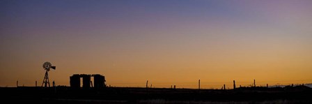 Windmill Silhouette by Dan Ballard art print