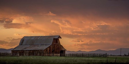 Stormy Barn 02 by Dan Ballard art print