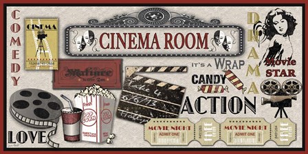 Cinema Room by Jean Plout art print