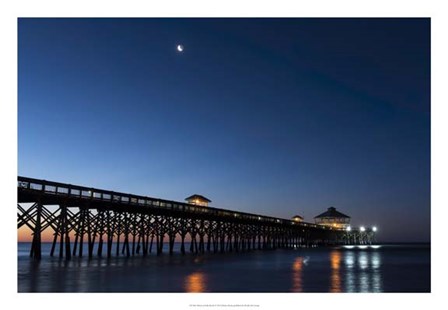 Moon at Folly Beach by Danny Head art print