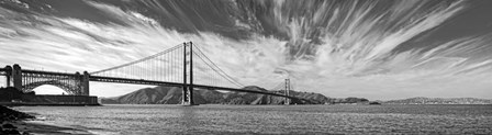 Golden Gate Bridge  over Pacific ocean, San Francisco, California by Panoramic Images art print