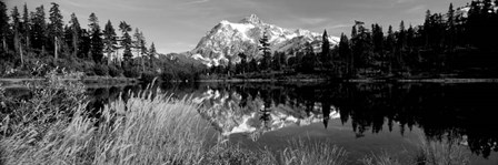 Mt Shuksan and Picture Lake, North Cascades National Park, Washington State by Panoramic Images art print