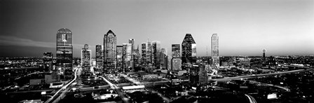 Night, Dallas, Texas by Panoramic Images art print
