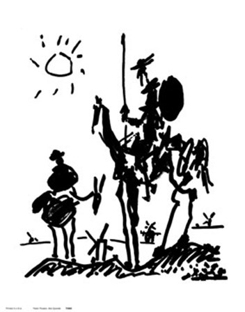 Don Quixote by Pablo Picasso art print