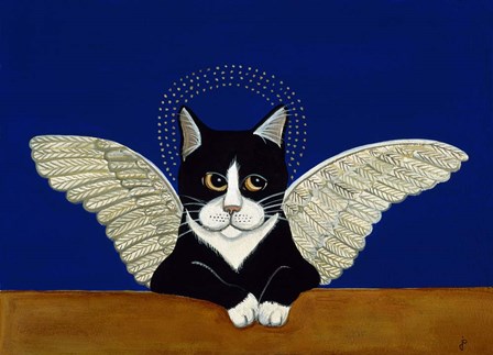 Angel Cat by Jan Panico art print
