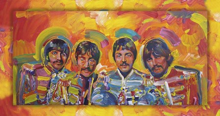 Beatles Sgt Peppers by Howie Green art print