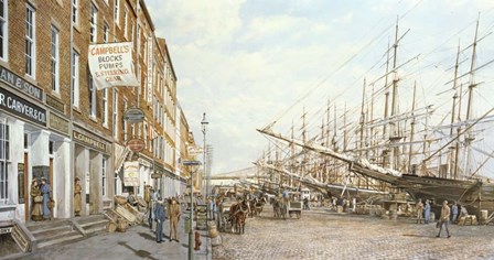 South Street - East River by Jack Wemp art print