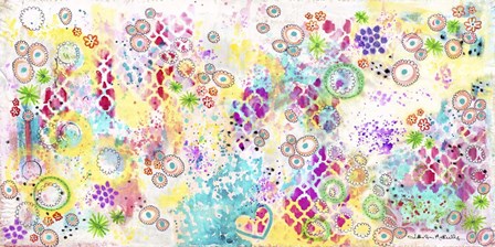 Colorful Chaos - Jennifer by Jennifer McCully art print
