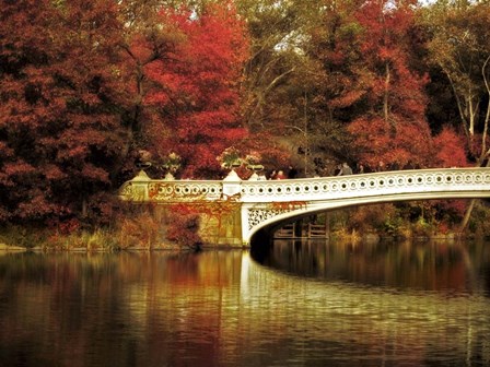 Fall at Bow Bridge by Jessica Jenney art print
