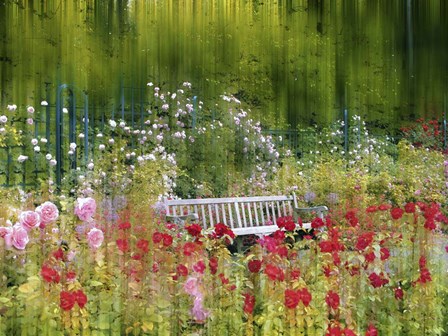 Rose Garden Impressions by Jessica Jenney art print