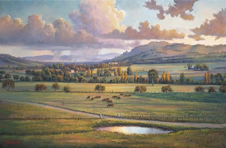 Autmn Pastoral by John Bradley art print