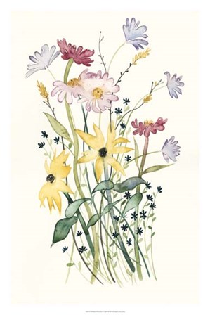 Wildflower Watercolor II by Grace Popp art print