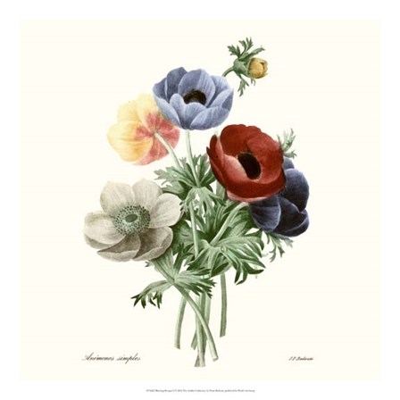 Blushing Bouquet I by Pierre-Joseph Redoute art print