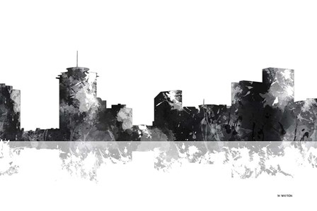 New Orleans Louisiana Skyline BG 1 by Marlene Watson art print