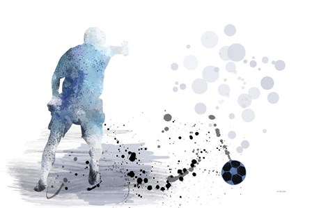 Soccer Player 6 by Marlene Watson art print