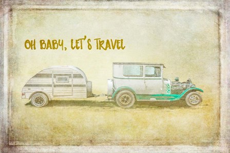 Baby Let&#39;s Travel by Ramona Murdock art print