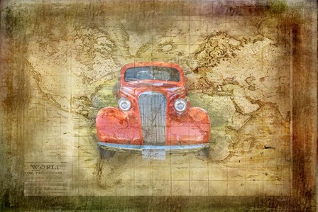 Vintage Car by Ramona Murdock art print