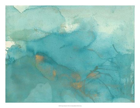 Turquoise Moment II by Joyce Combs art print