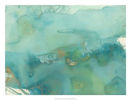 Turquoise Moment III by Joyce Combs art print