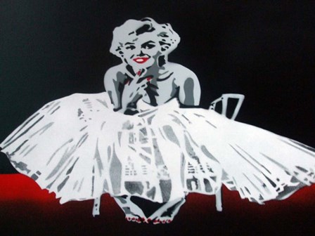 Marilyn by Abstract Graffiti art print