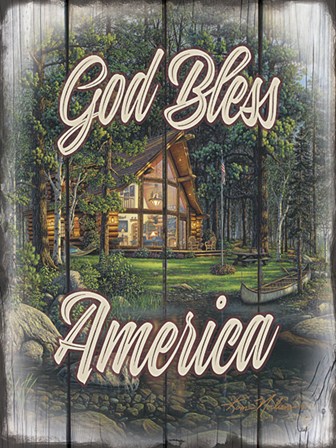 God Bless America by Kim Norlien art print