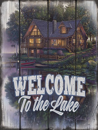 Welcome to the Lake by Kim Norlien art print