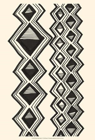 Mud Cloth Study I by Renee Stramel art print