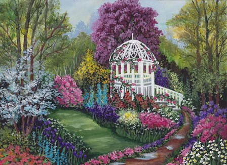 Paradise Garden by Bonnie B. Cook art print