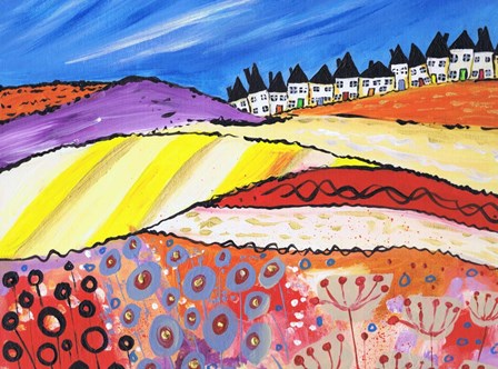 A Street View by Caroline Duncan ART art print