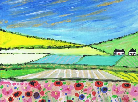 Golden Cornfields by Caroline Duncan ART art print
