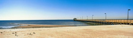 Pier in the sea, Biloxi, Mississippi by Panoramic Images art print