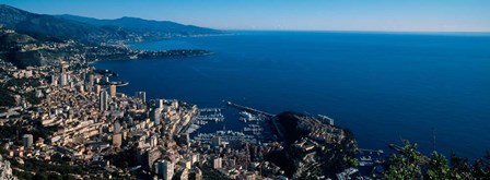 City at the waterfront, Monte Carlo, Monaco by Panoramic Images art print