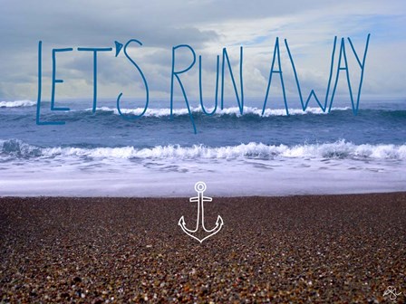 Let&#39;s Run Away 2 by Kimberly Glover art print