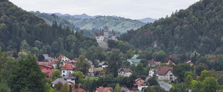 Bran Castle, Bran, Brasov County, Transylvania, Romania by Panoramic Images art print