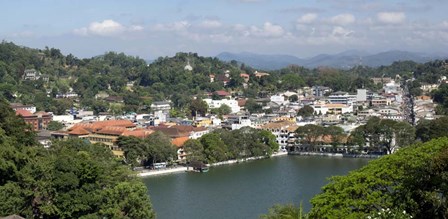 Downtown Kandy, Sri Lanka by Panoramic Images art print